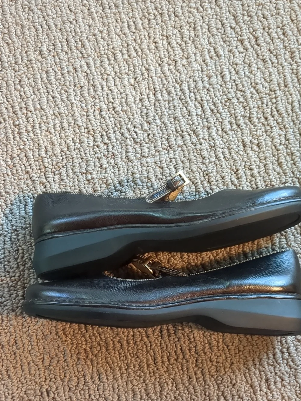 NWOT Talbots Leather Mary Jane's Made In Brazil